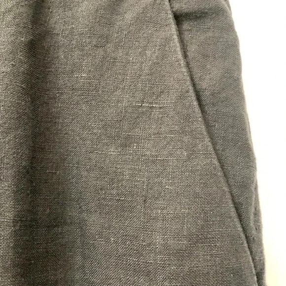 Women’s Talbots Windsor Straight leg Linen Pants Size 6 Black EUC - Picture 4 of 10